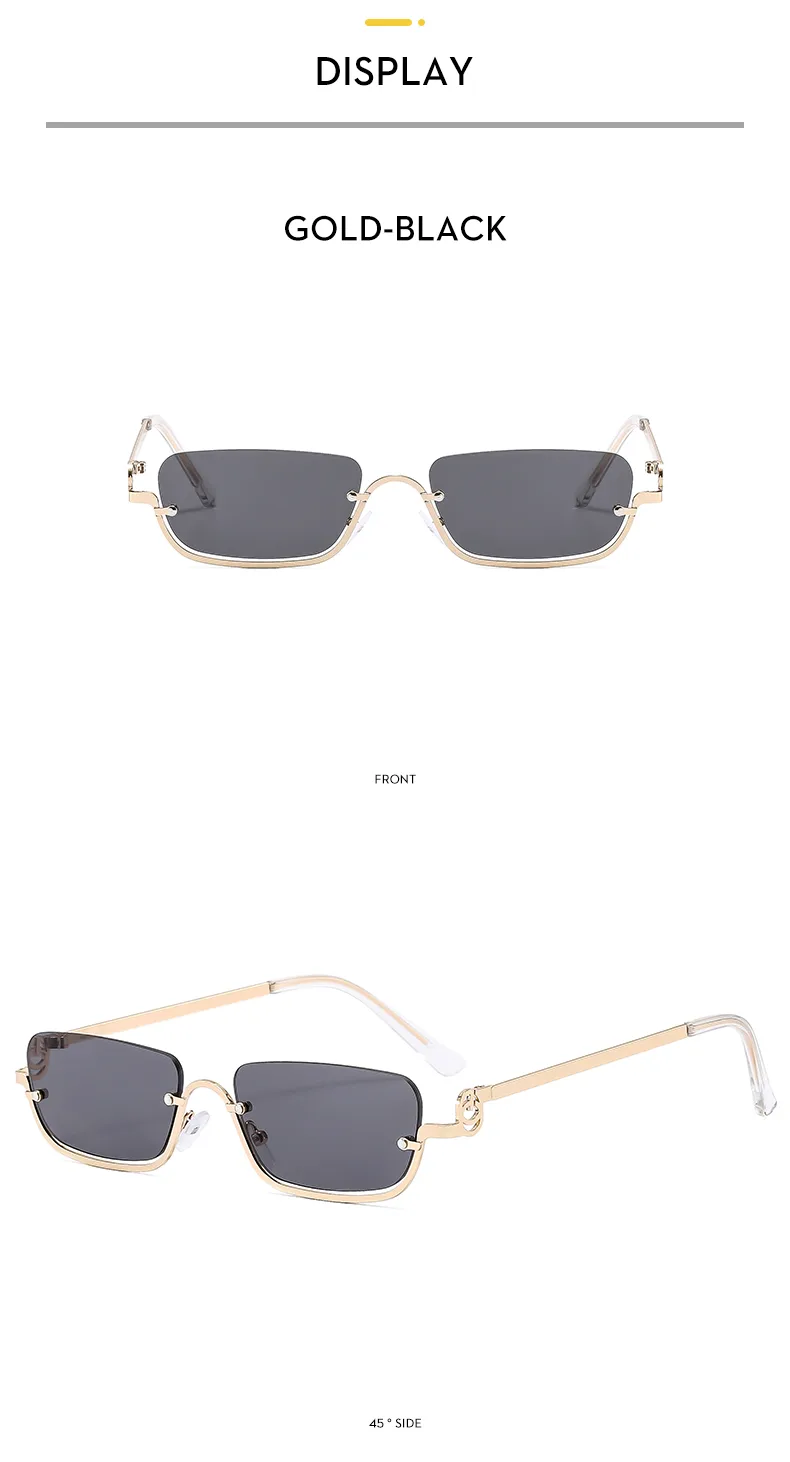 Casual Square Pc Square Half Frame Glasses display picture 8