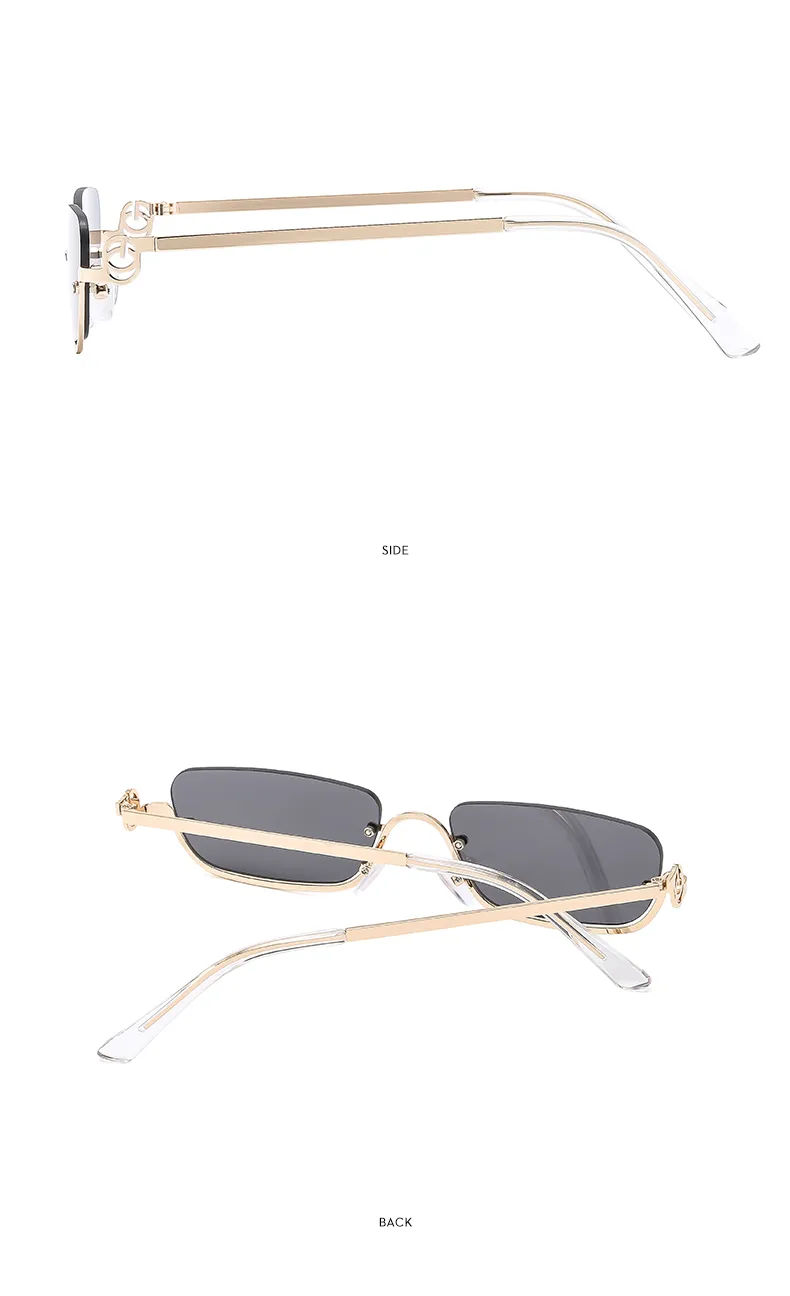 Casual Square Pc Square Half Frame Glasses display picture 9