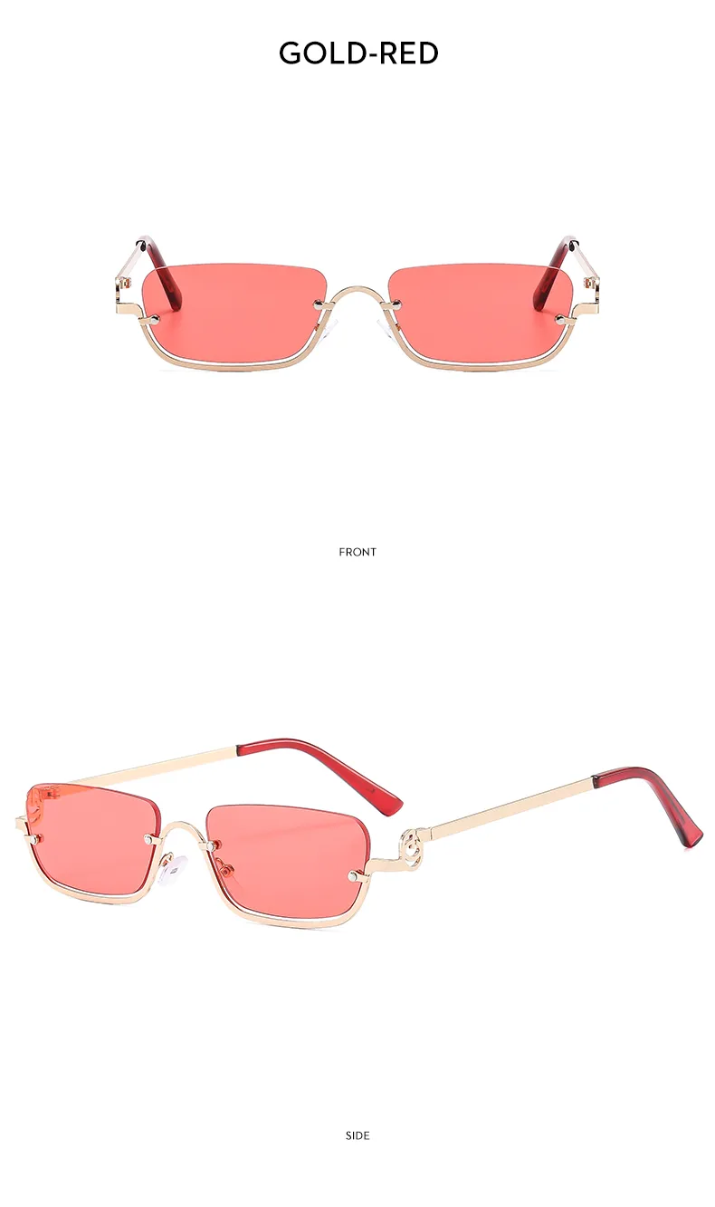 Casual Square Pc Square Half Frame Glasses display picture 4