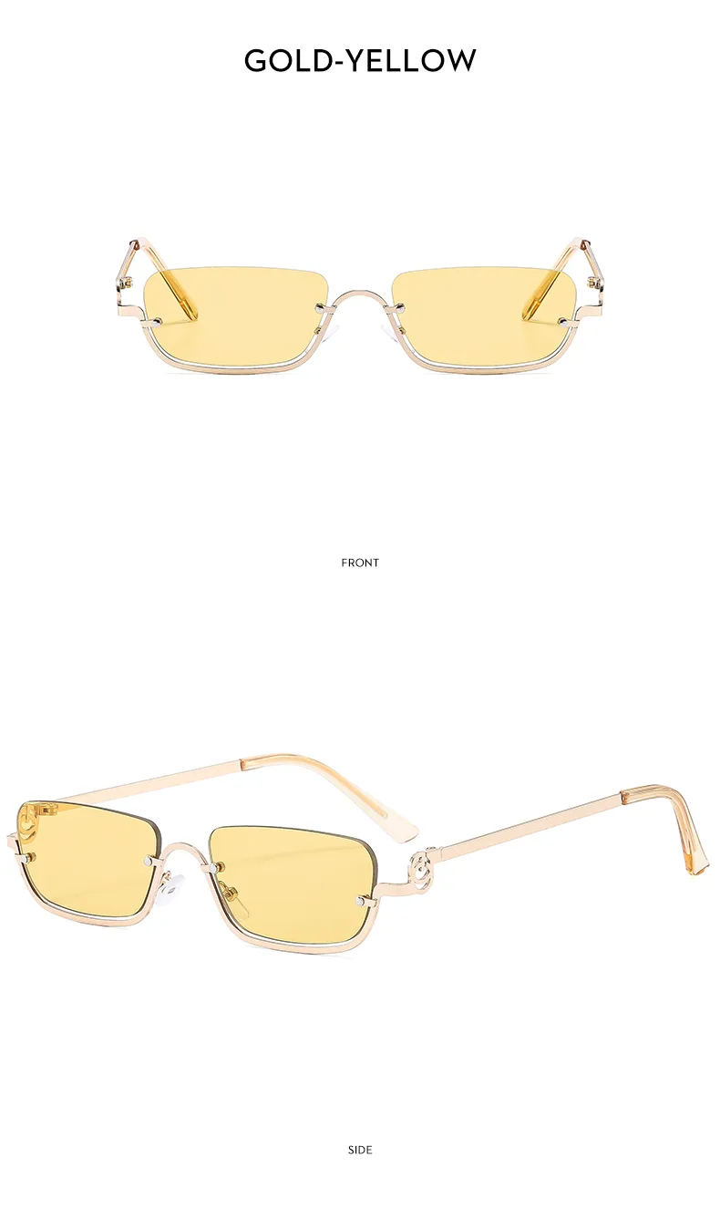 Casual Square Pc Square Half Frame Glasses display picture 14