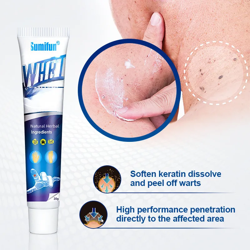 Sumifun   Wart Cream Wart Ointment Wart Wart Flat Chicken Eye Ointment Flat Wart Wart Skin Cream display picture 8