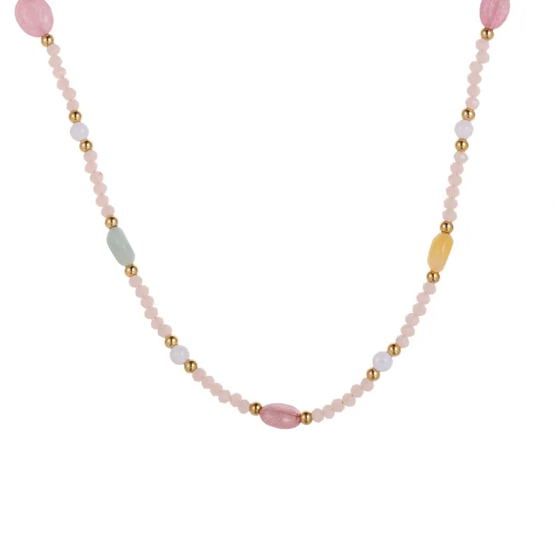 Wholesale Jewelry Elegant Simple Style Rose 304 Stainless Steel Pendant Necklace display picture 7