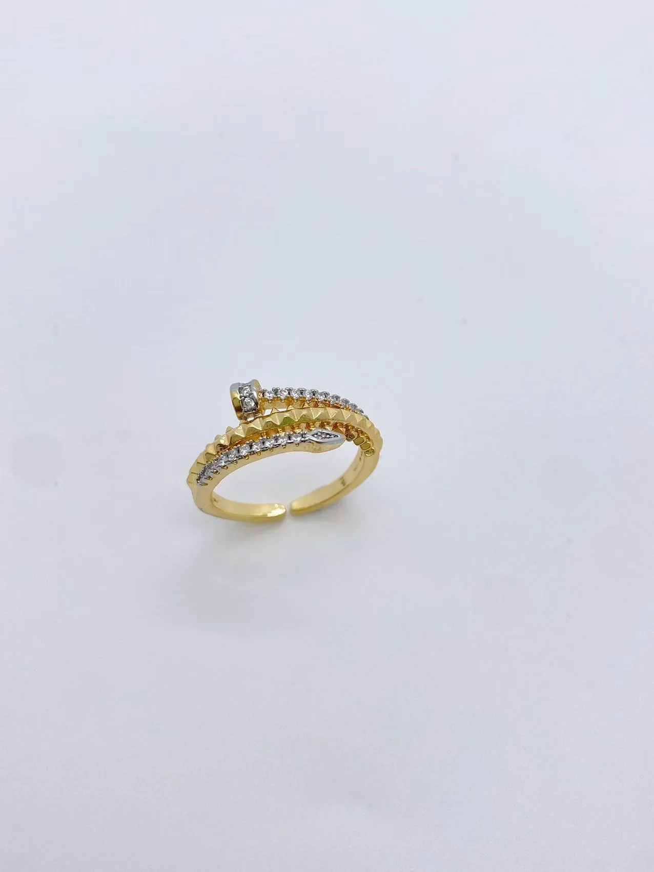 Vintage Style Classic Style Nail Copper Mixed Metal 18K Gold Plated Women's Rings Bangle display picture 2