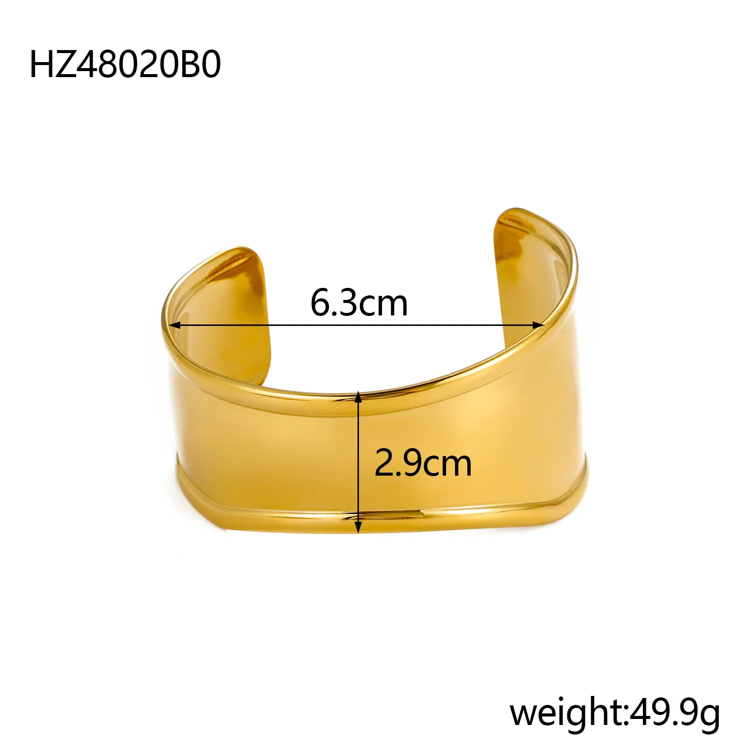 Simple Style Asymmetrical Irregular 304 Stainless Steel Bangle In Bulk display picture 6