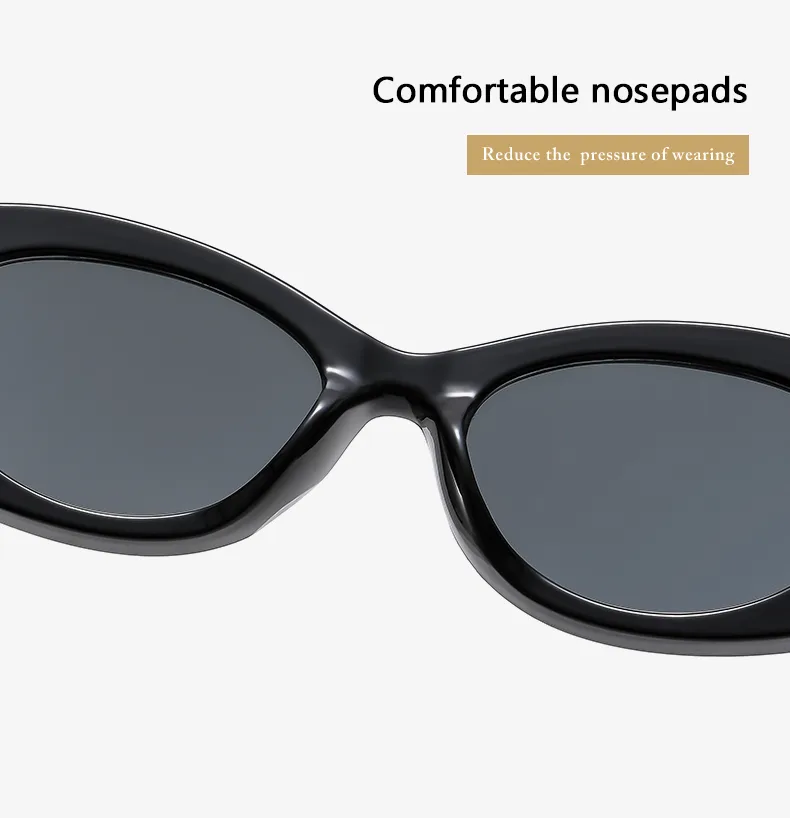 Vacation Commute Oval Resin Glass Oval Frame Full Frame Glasses display picture 1