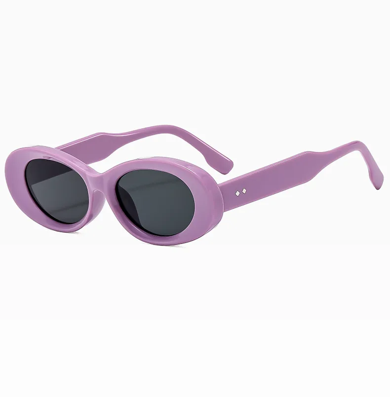 Vacation Commute Oval Resin Glass Oval Frame Full Frame Glasses display picture 15