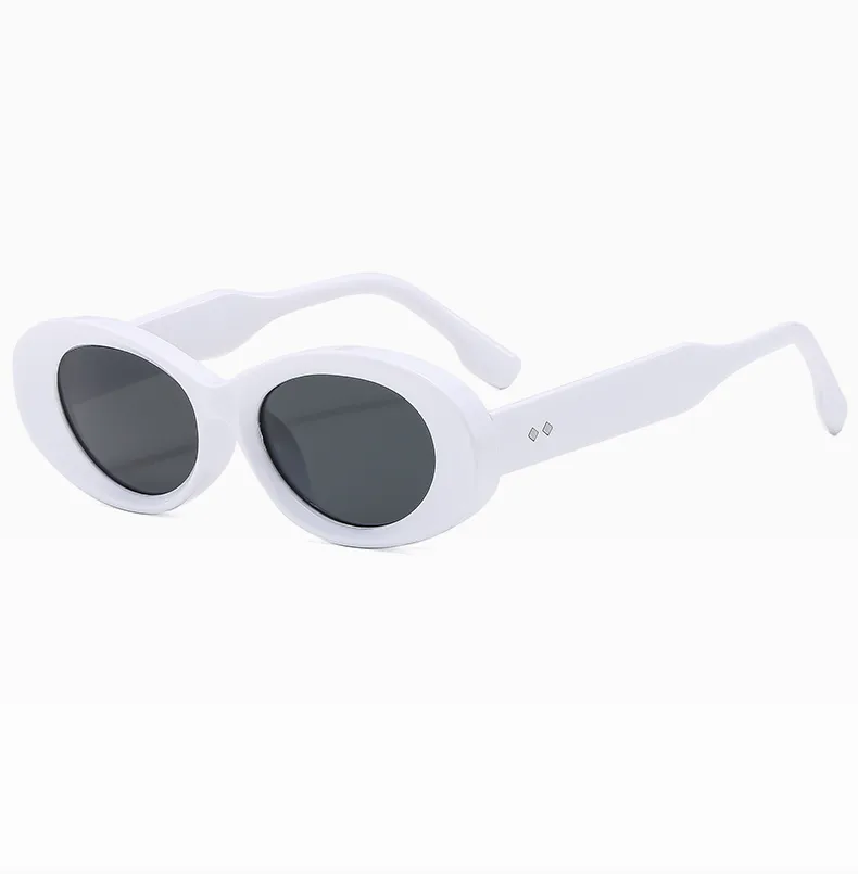 Vacation Commute Oval Resin Glass Oval Frame Full Frame Glasses display picture 13