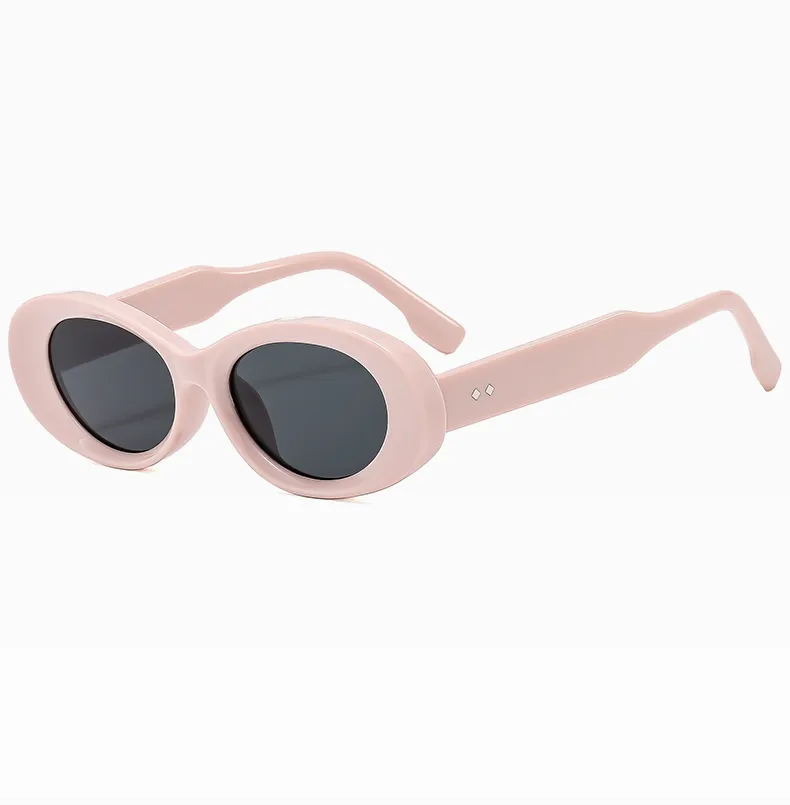 Vacation Commute Oval Resin Glass Oval Frame Full Frame Glasses display picture 11