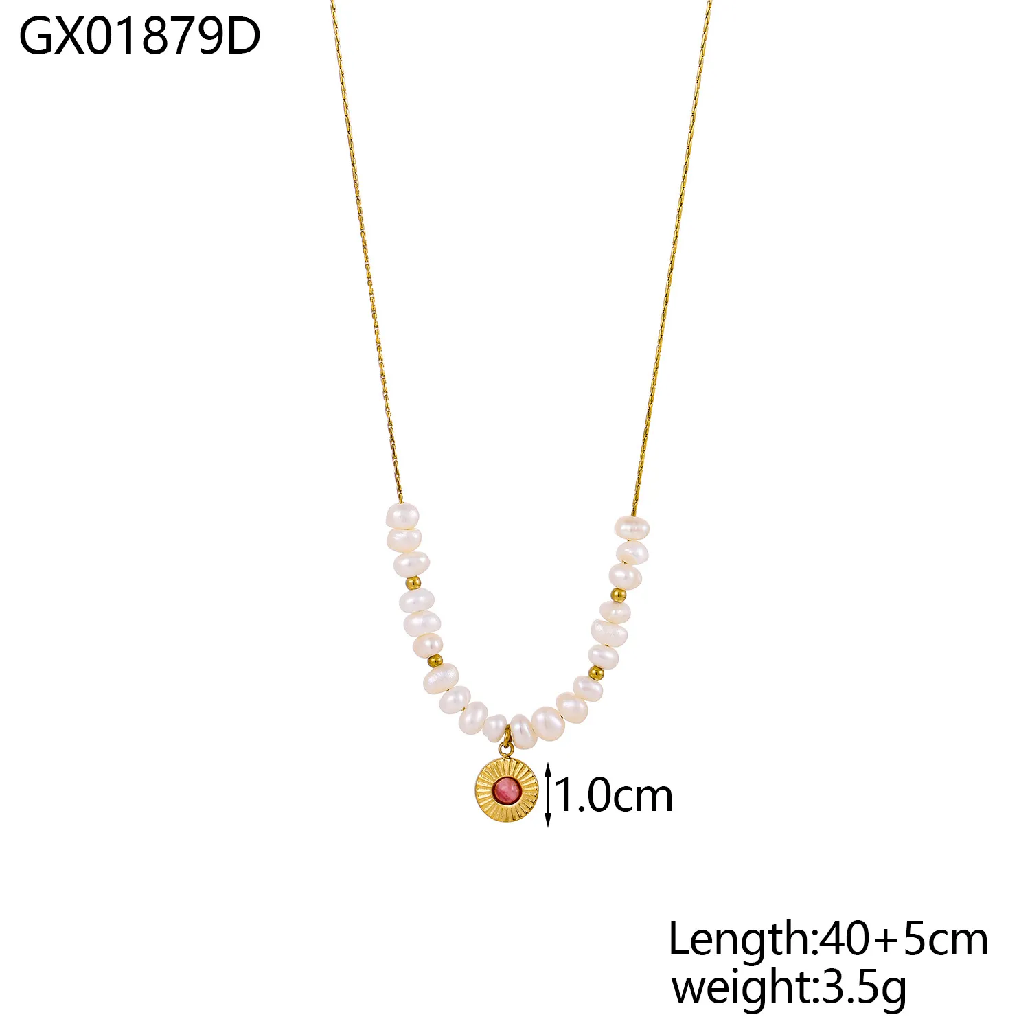 Simple Style Geometric Titanium Steel Beaded Plating Inlay Natural Stone Zircon Women's Necklace display picture 13