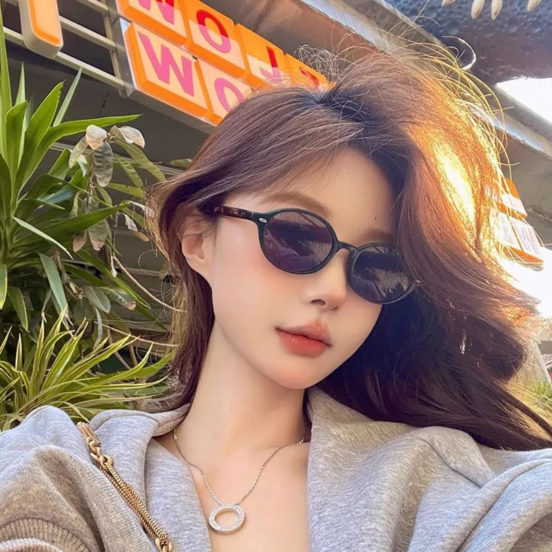 Basic Simple Style Oval Pc Oval Frame Full Frame Glasses display picture 1