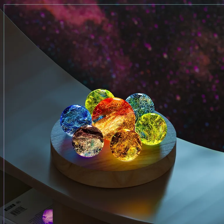 Romantic Starry Sky Glass Artificial Decorations display picture 2