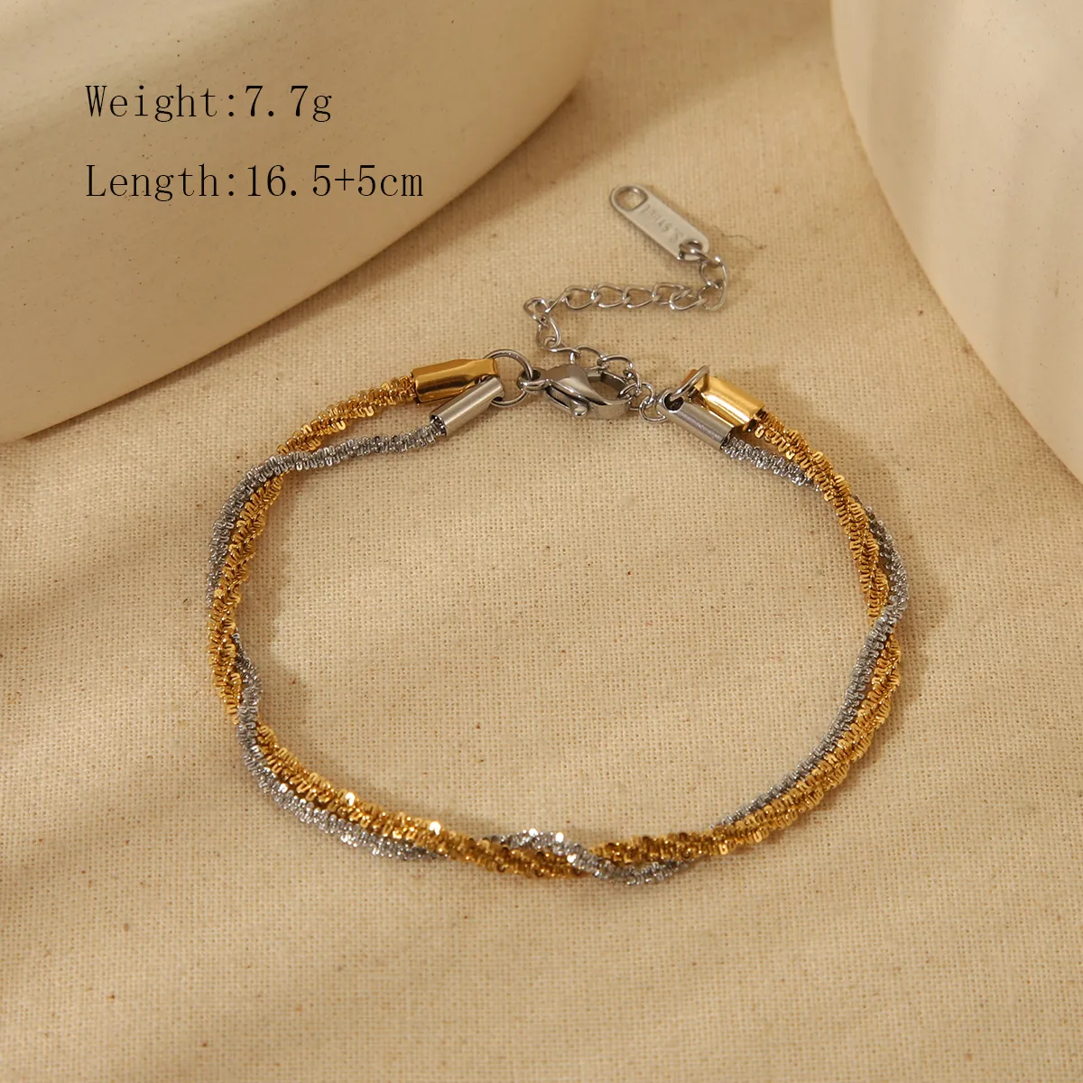 Wholesale Jewelry Sweet Simple Style Cauliflower Necklace 304 Stainless Steel 18K Gold Plated Bracelets Necklace display picture 4