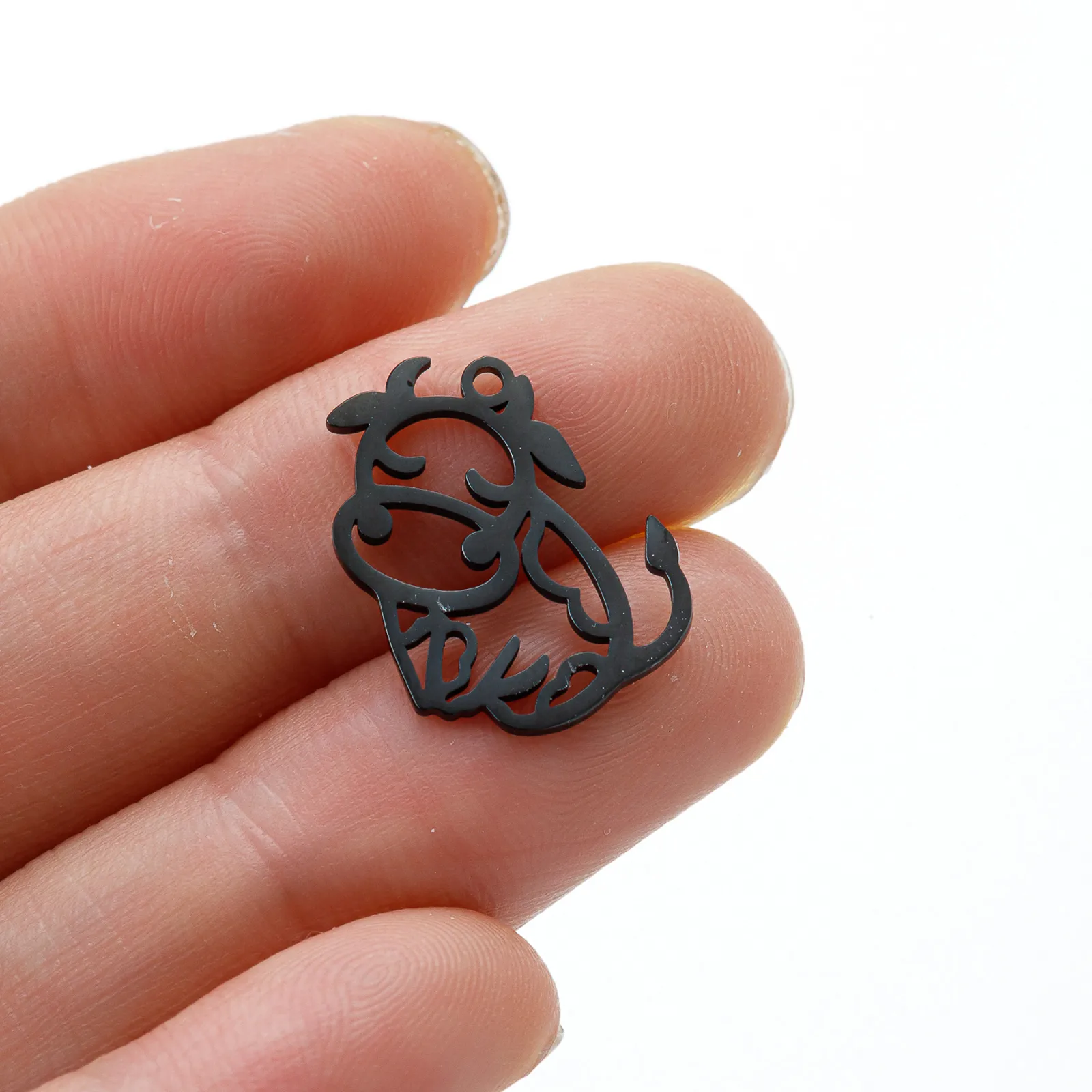 Cute Cattle 304 Stainless Steel Polishing Plating 18K Gold Plated Charms display picture 7