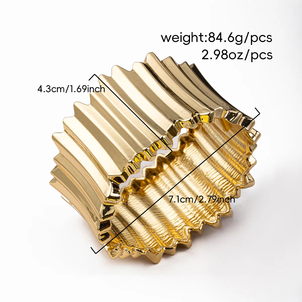 Vintage Style Solid Color Alloy Unisex Bangle display picture 2