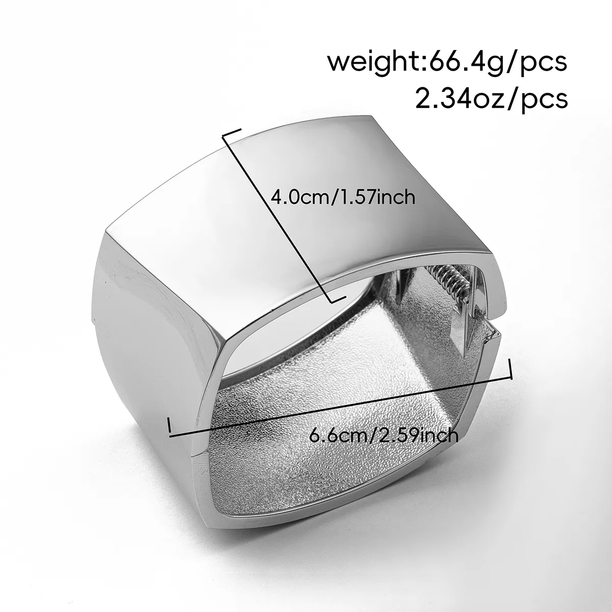 Vintage Style Solid Color Alloy Unisex Bangle display picture 8