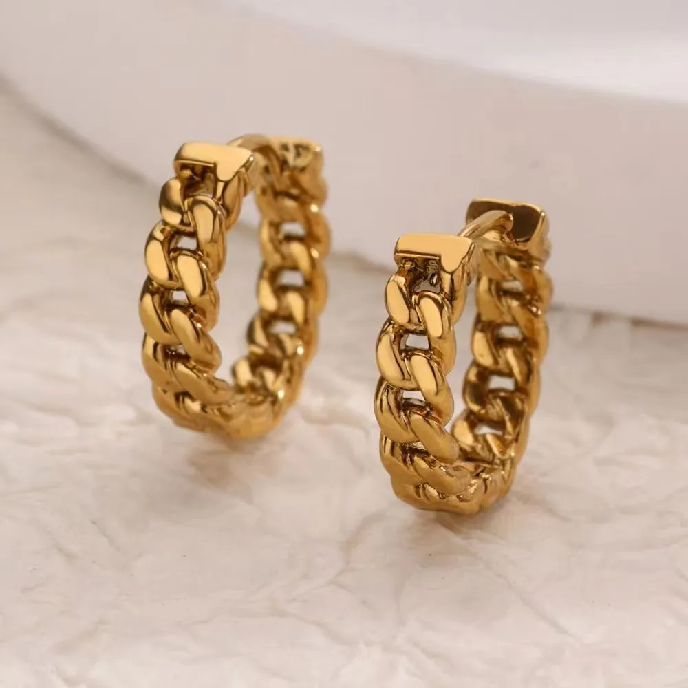1 Pair Simple Style Geometric Heart Shape 304 Stainless Steel Earrings display picture 2
