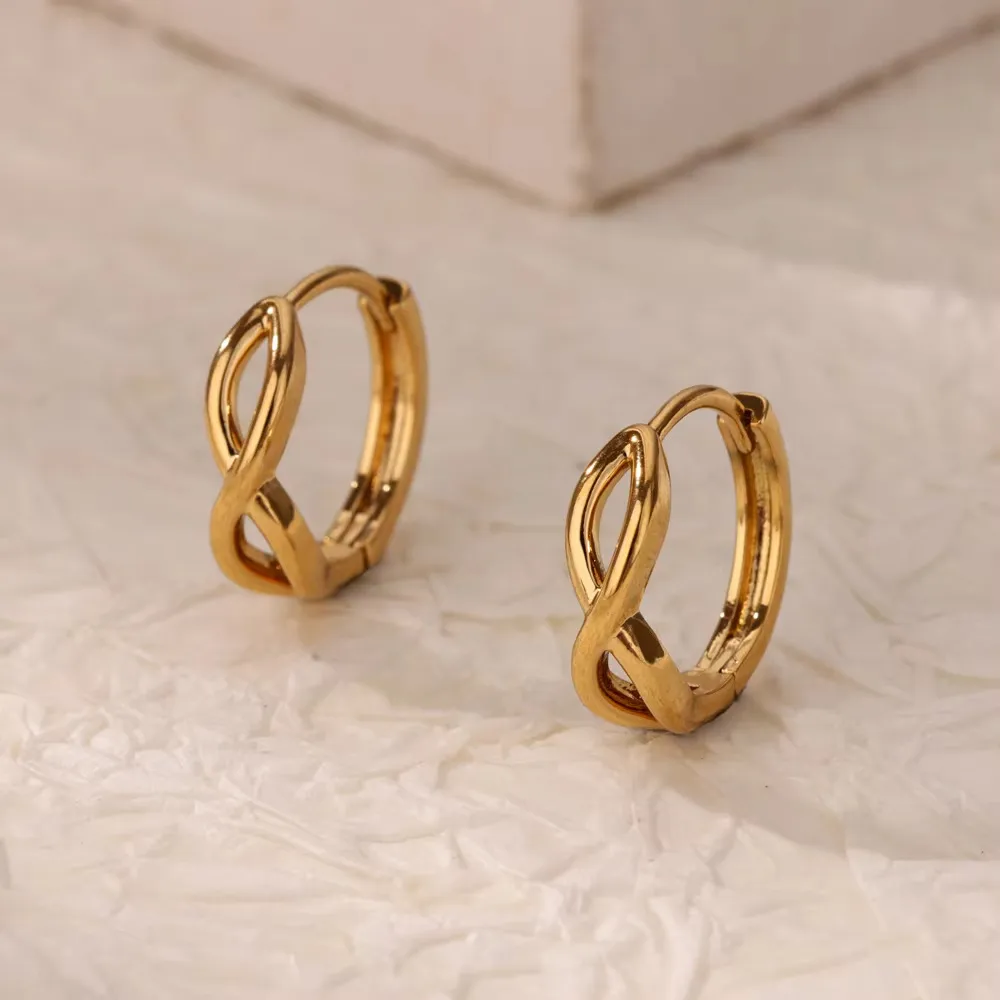 1 Pair Simple Style Geometric Heart Shape 304 Stainless Steel Earrings display picture 9