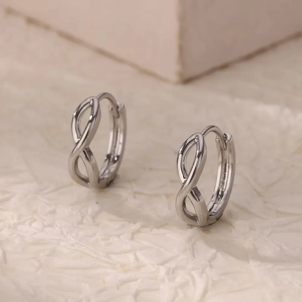 1 Pair Simple Style Geometric Heart Shape 304 Stainless Steel Earrings display picture 10