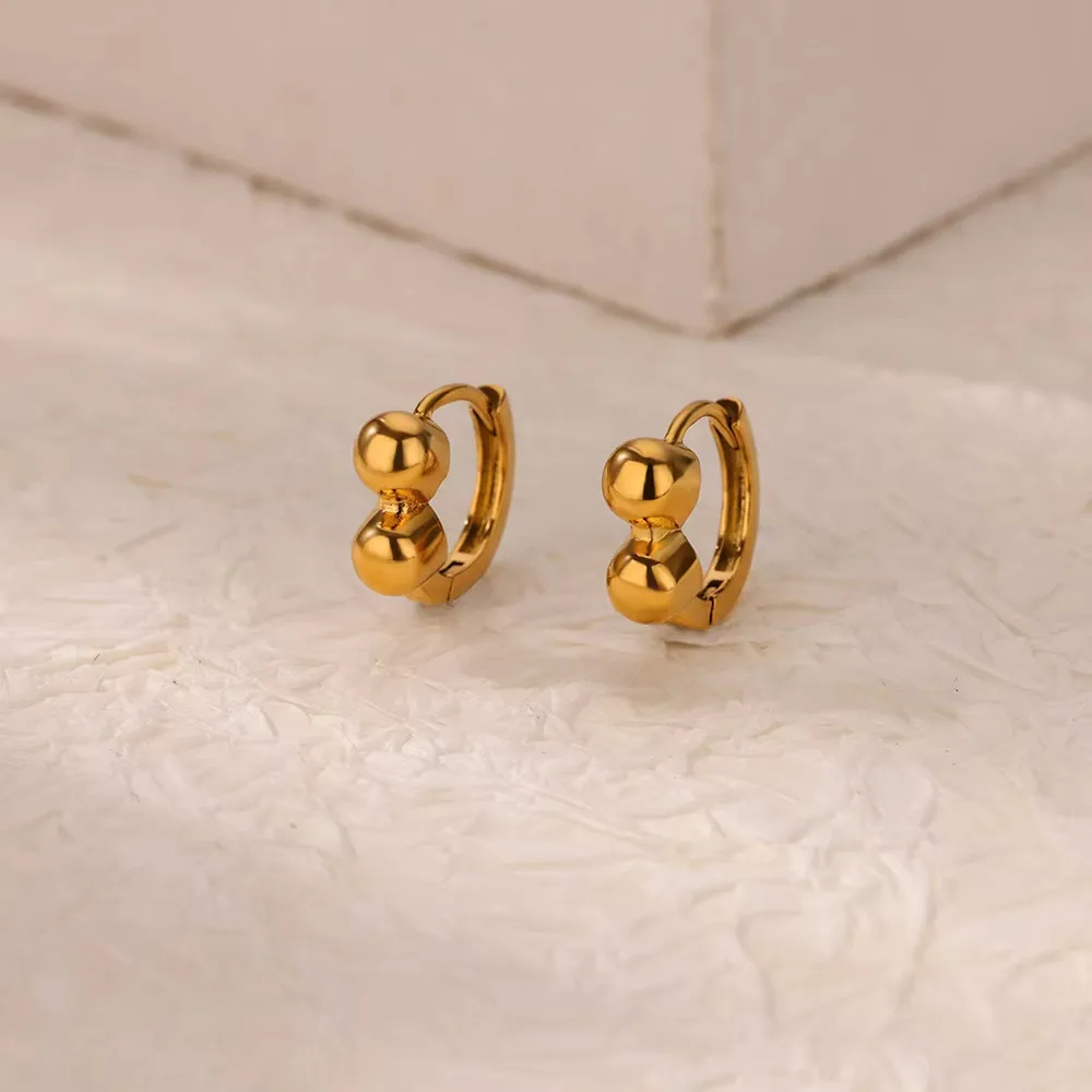 1 Pair Simple Style Geometric Heart Shape 304 Stainless Steel Earrings display picture 19