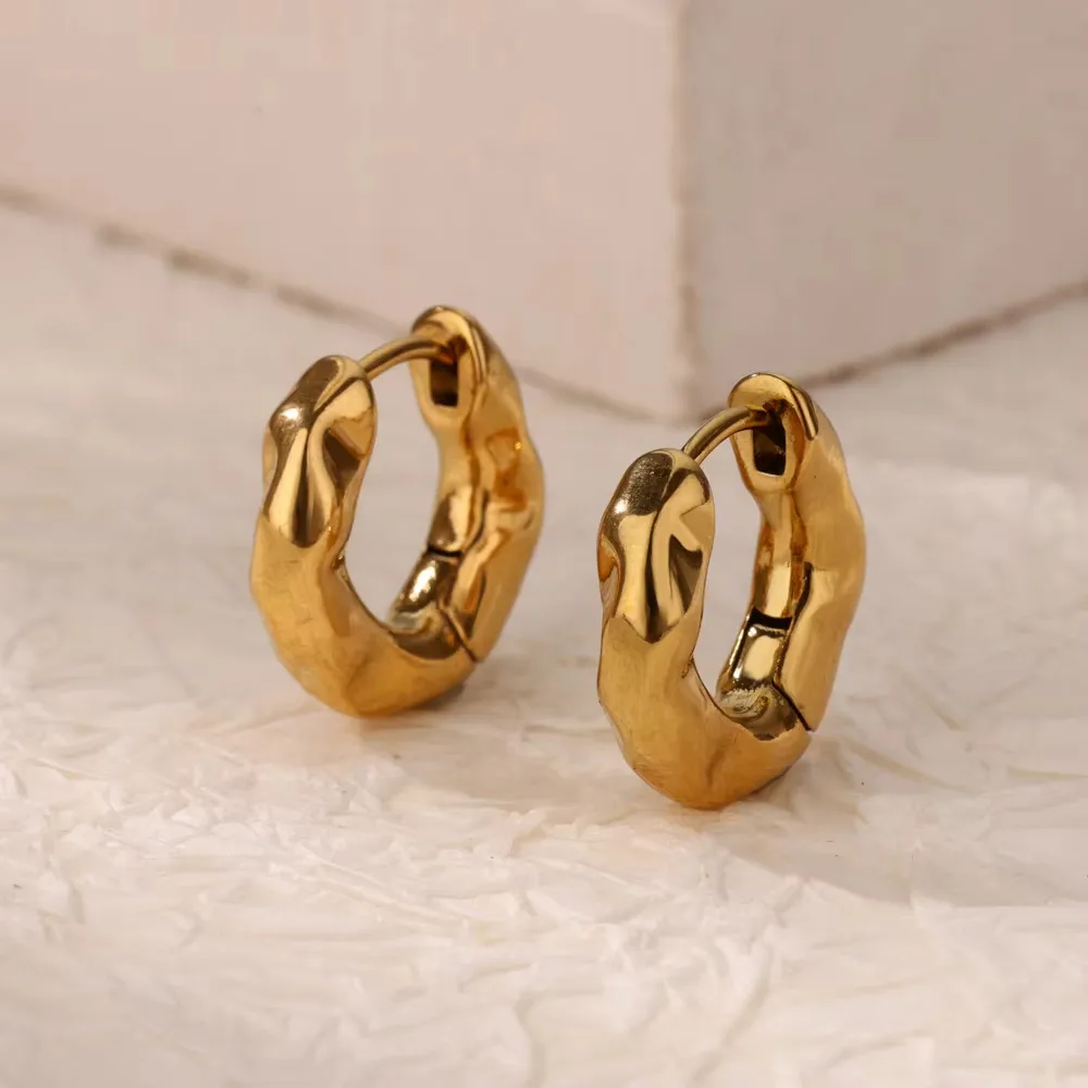 1 Pair Simple Style Geometric Heart Shape 304 Stainless Steel Earrings display picture 12