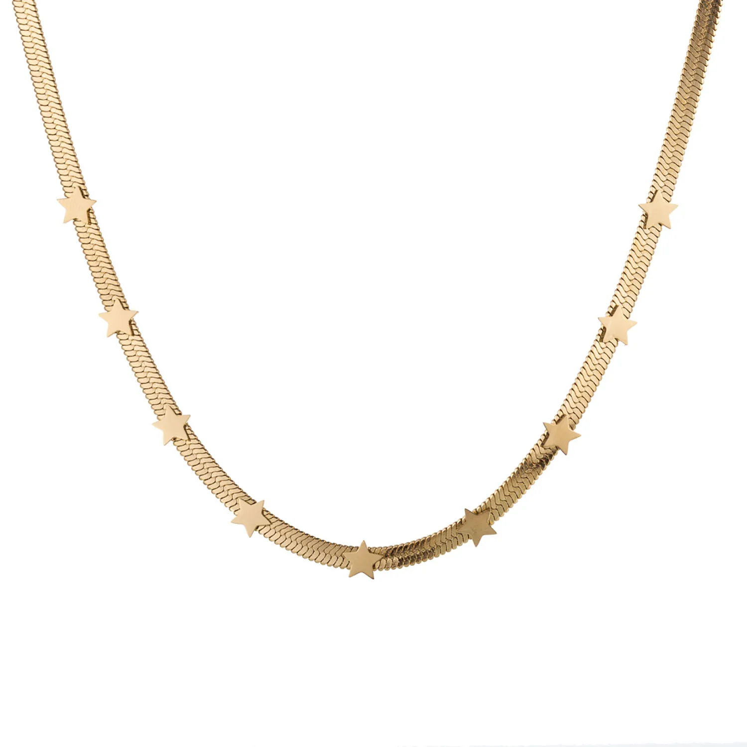 Simple Style Geometric Titanium Steel Beaded Plating Inlay Natural Stone Zircon Women's Necklace display picture 5