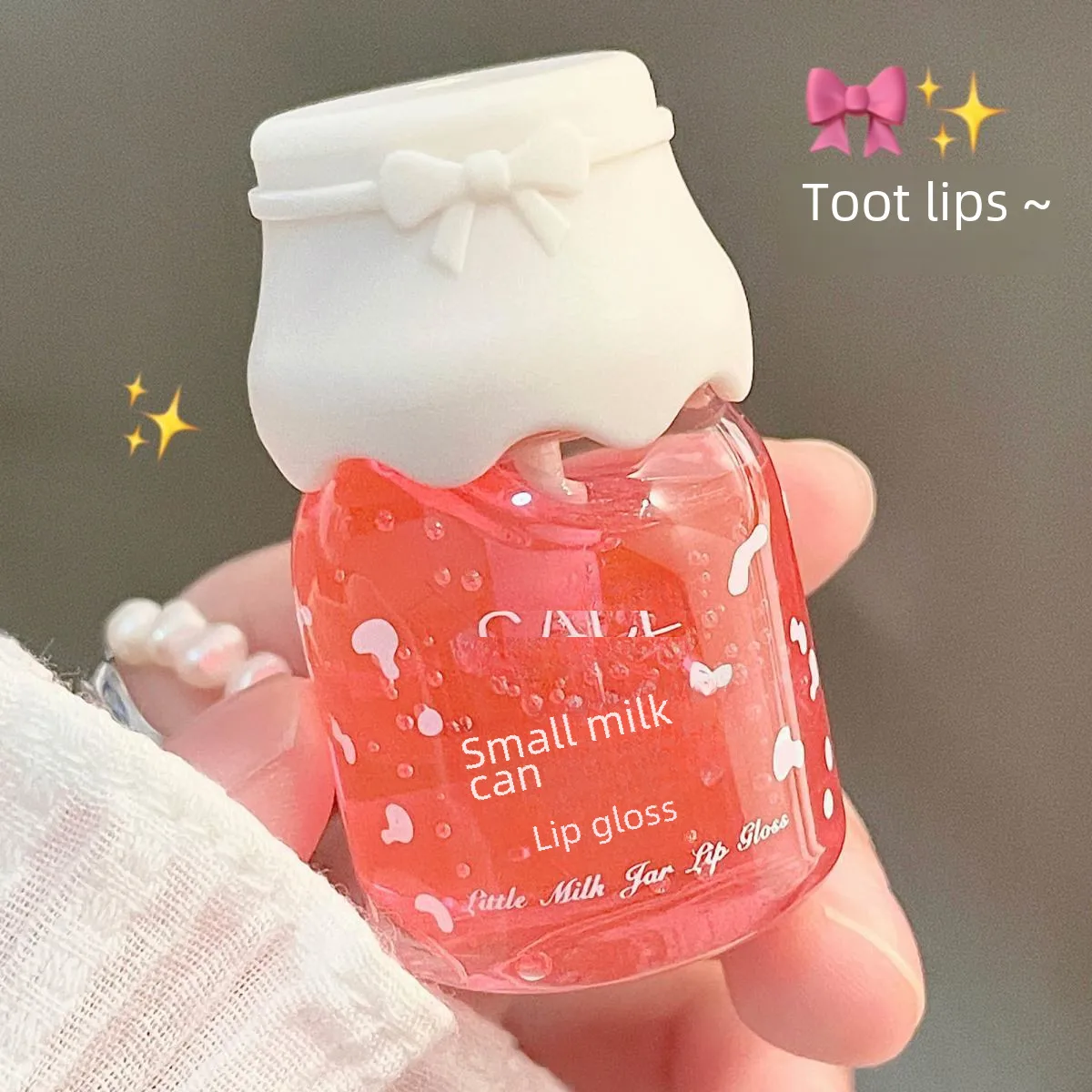 Smooth Moisturizing Nourishing Hydrating Fruit Juice Lip Gloss Lipstick Stacking Student Party Transparent Lip Oil display picture 3