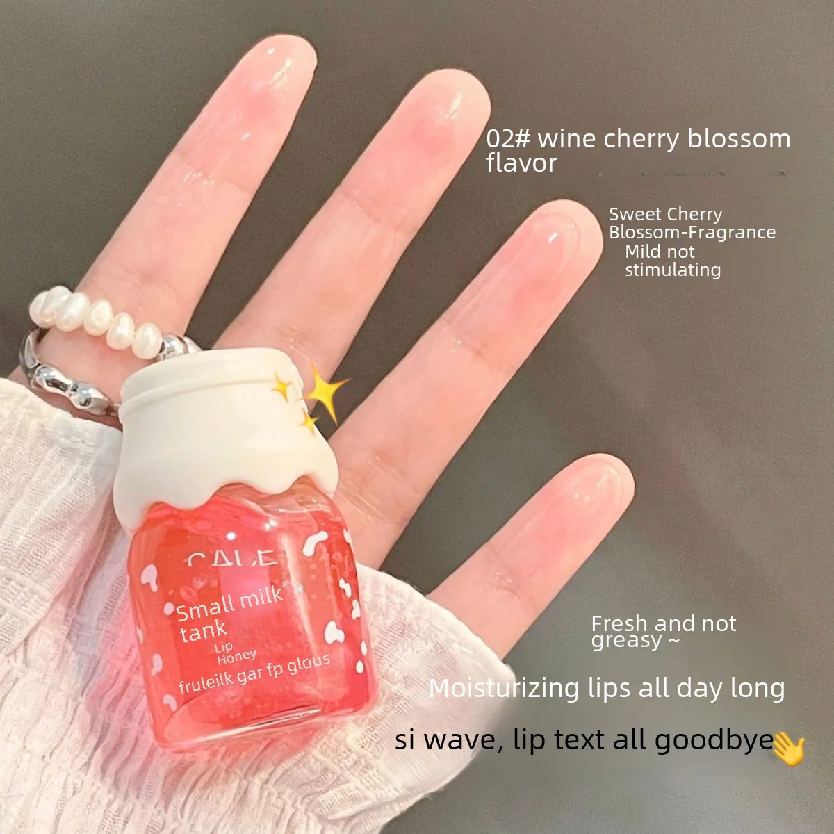 Smooth Moisturizing Nourishing Hydrating Fruit Juice Lip Gloss Lipstick Stacking Student Party Transparent Lip Oil display picture 5