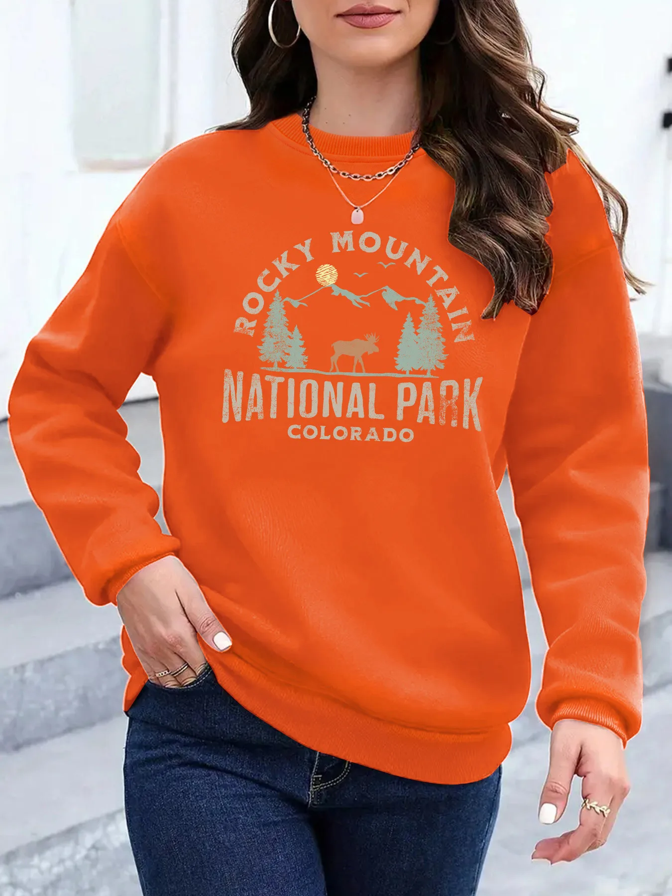 Women's Hoodie Long Sleeve Hoodies & Sweatshirts Casual Letter Tree display picture 6