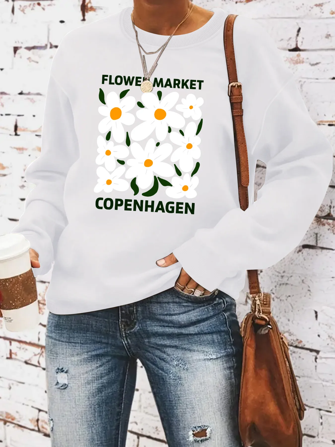 Women's Hoodie Long Sleeve Hoodies & Sweatshirts Casual Letter Flower display picture 1