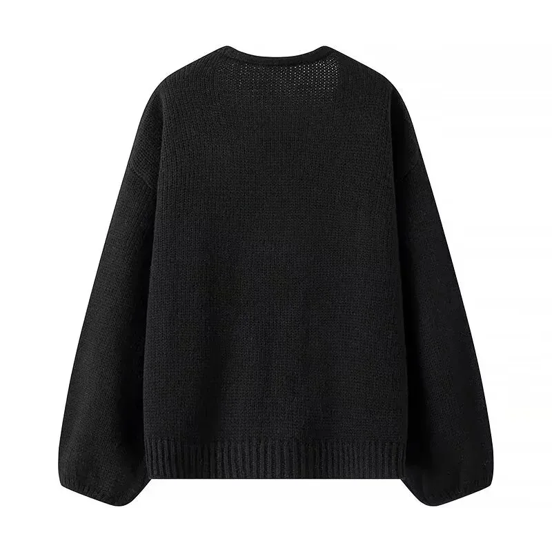 Women's Sweater Long Sleeve Sweaters & Cardigans Vacation Simple Style Bow Knot display picture 5