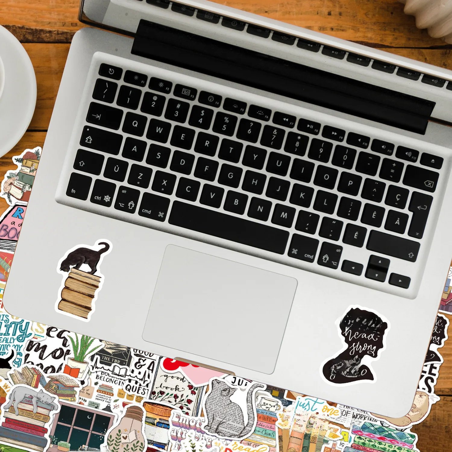 100 Sheets Reading Doodle Stickers For Scrapbooking Notebook Skateboard Water Cup Luggage Decoration display picture 5