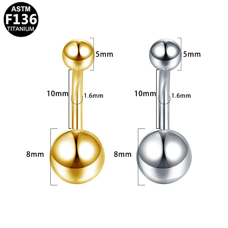 Simple Style Classic Style Round Rhinestone Pure Titanium Titanium Alloy Rhinestones 14K Gold Plated White Gold Plated Unisex Belly Ring display picture 6