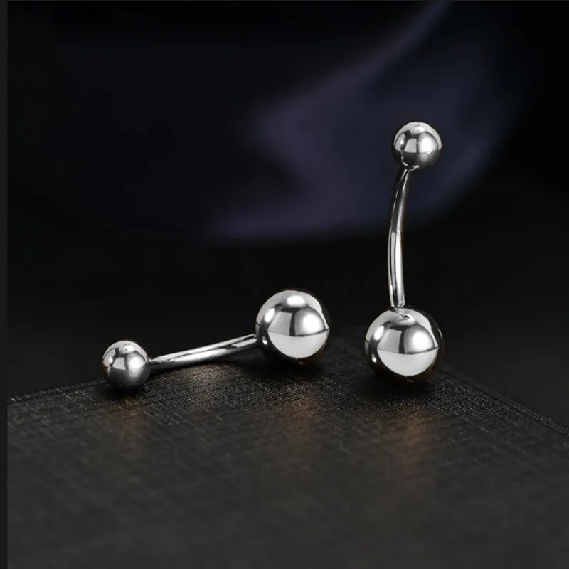 Simple Style Classic Style Round Rhinestone Pure Titanium Titanium Alloy Rhinestones 14K Gold Plated White Gold Plated Unisex Belly Ring display picture 9