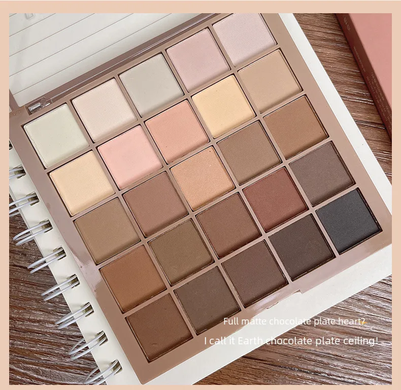 Caper Low-saturation Cool Tone Concealer Palette 25 Colors Earth Tone Matte Finish Non-puffy Eyes display picture 7