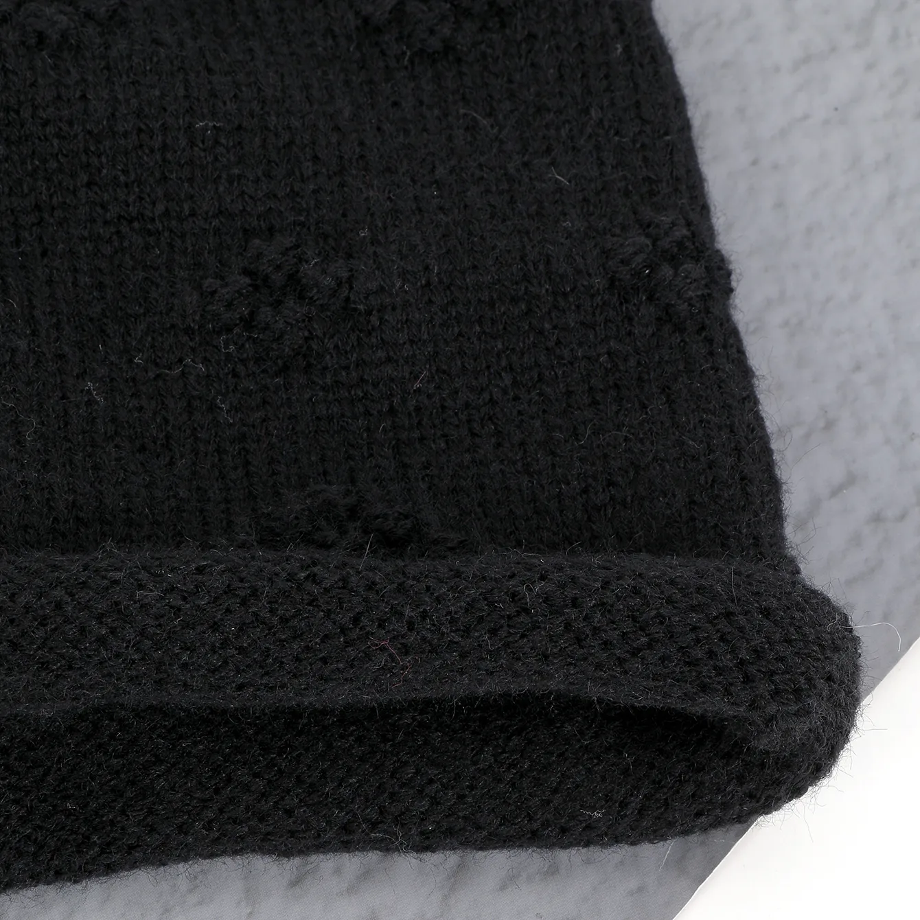 Women's Simple Style Solid Color Flower Drawstring Crimping Wool Cap display picture 3