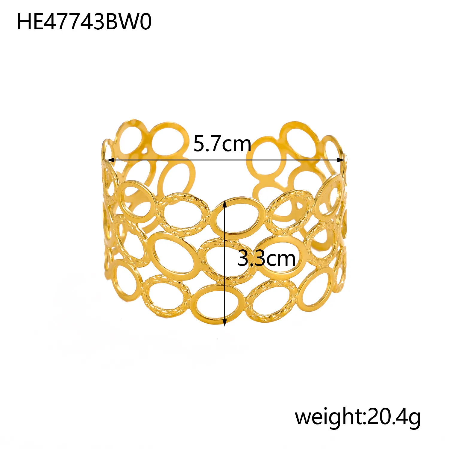 Retro Simple Style Leaves Solid Color Flower Titanium Steel Bangle In Bulk display picture 9