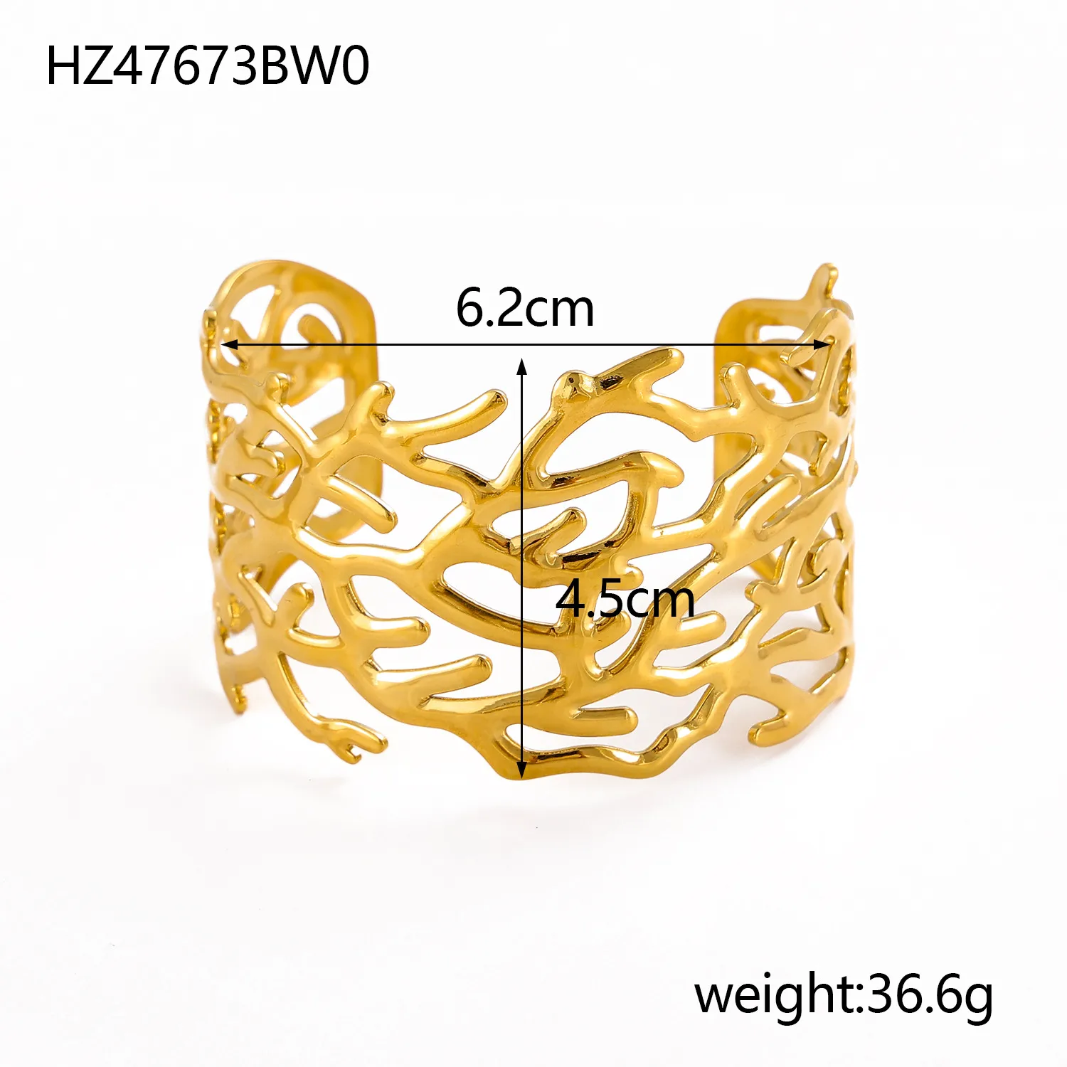 Retro Simple Style Leaves Solid Color Flower Titanium Steel Bangle In Bulk display picture 15