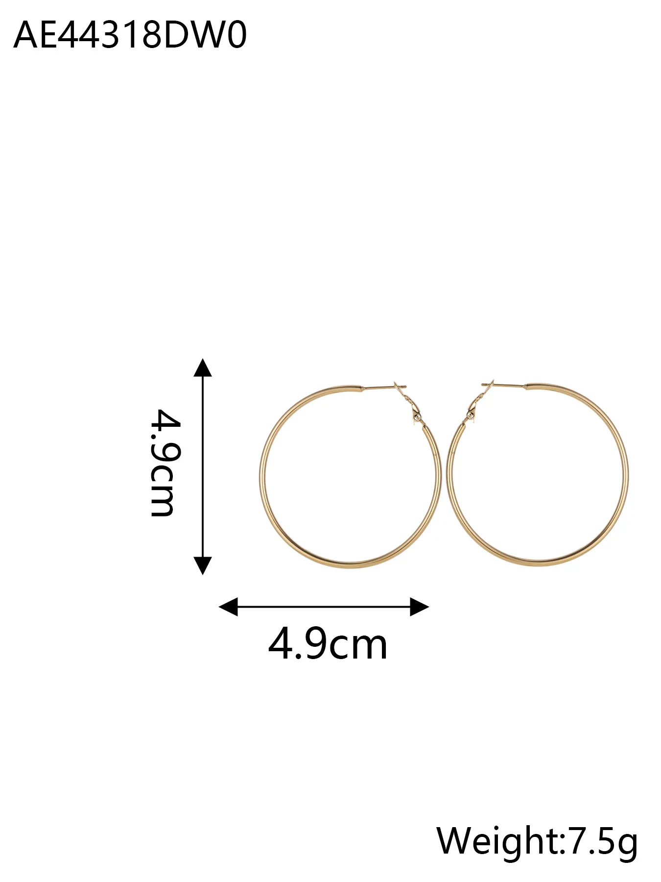 1 Pair Simple Style Geometric 304 Stainless Steel Ear Studs display picture 17