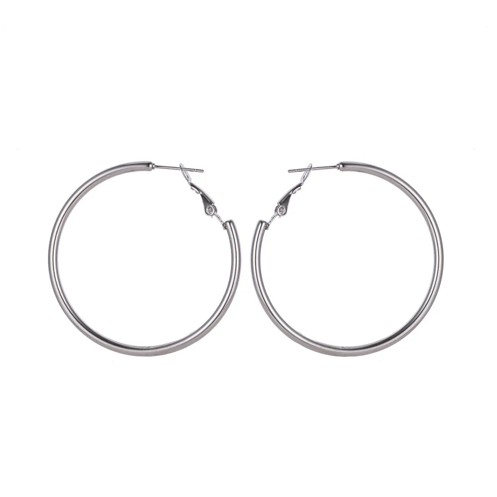 1 Pair Simple Style Geometric 304 Stainless Steel Ear Studs display picture 26
