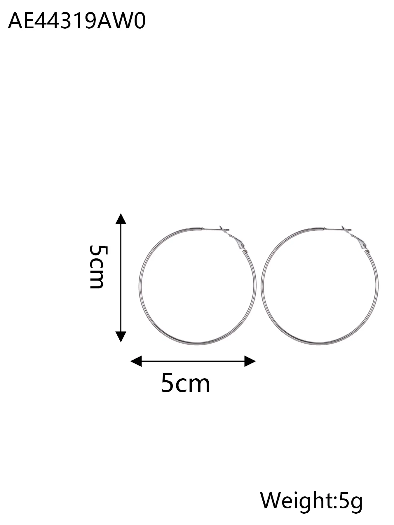 1 Pair Simple Style Geometric 304 Stainless Steel Ear Studs display picture 30