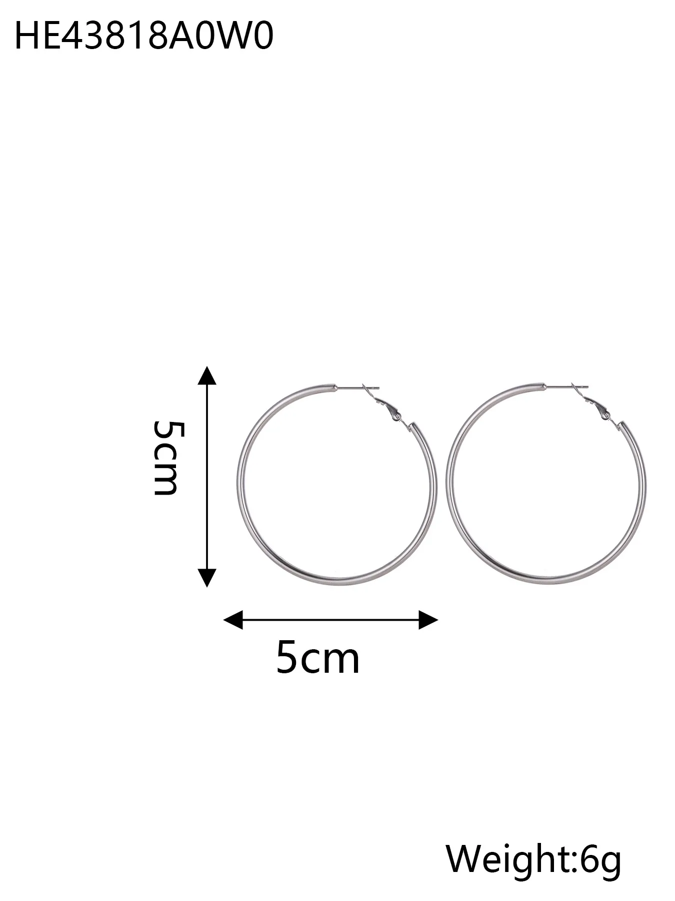 1 Pair Simple Style Geometric 304 Stainless Steel Ear Studs display picture 34