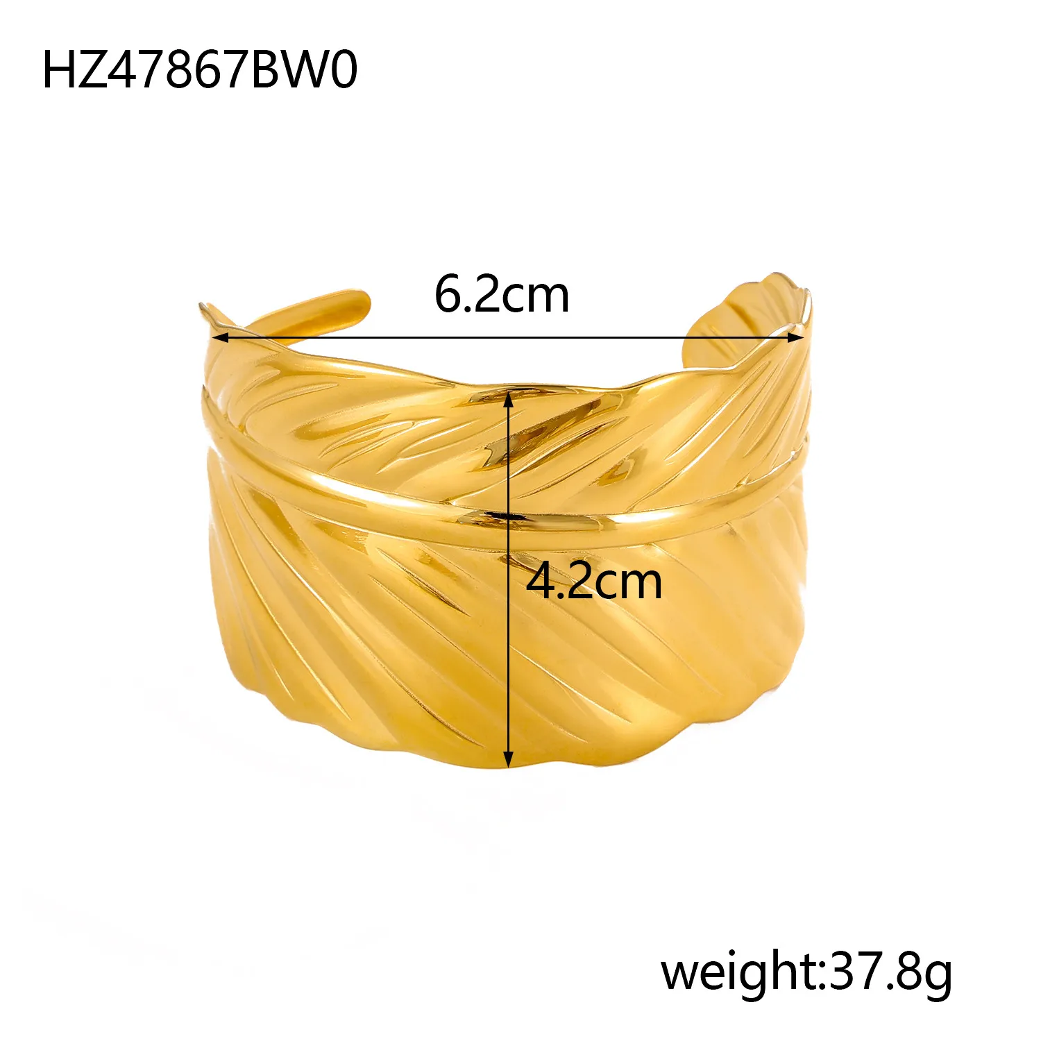 Retro Simple Style Leaves Solid Color Flower Titanium Steel Bangle In Bulk display picture 34