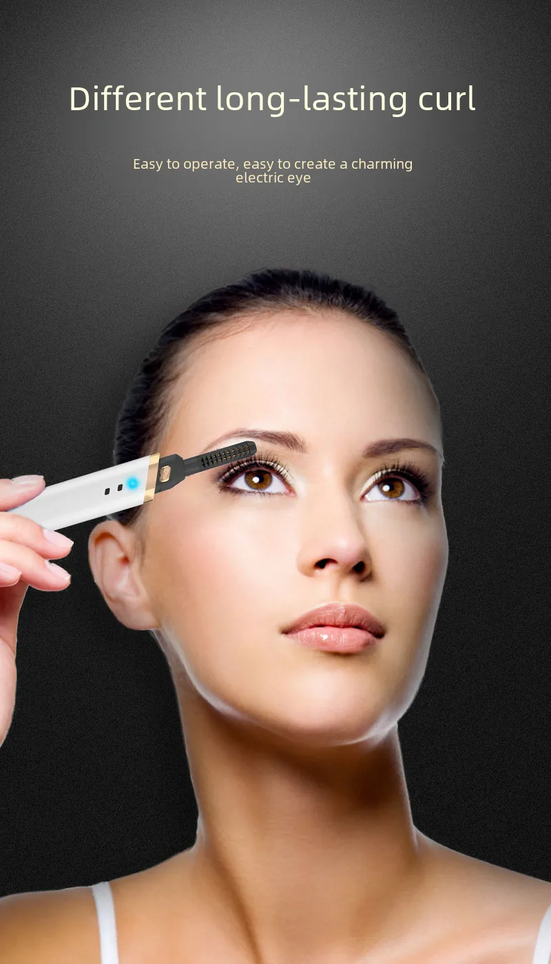 Eyelash Curler Rechargeable Electric Heating Beauty Tool Shaping Eye Curler Electric Eyelash Curler Manufacturer display picture 2