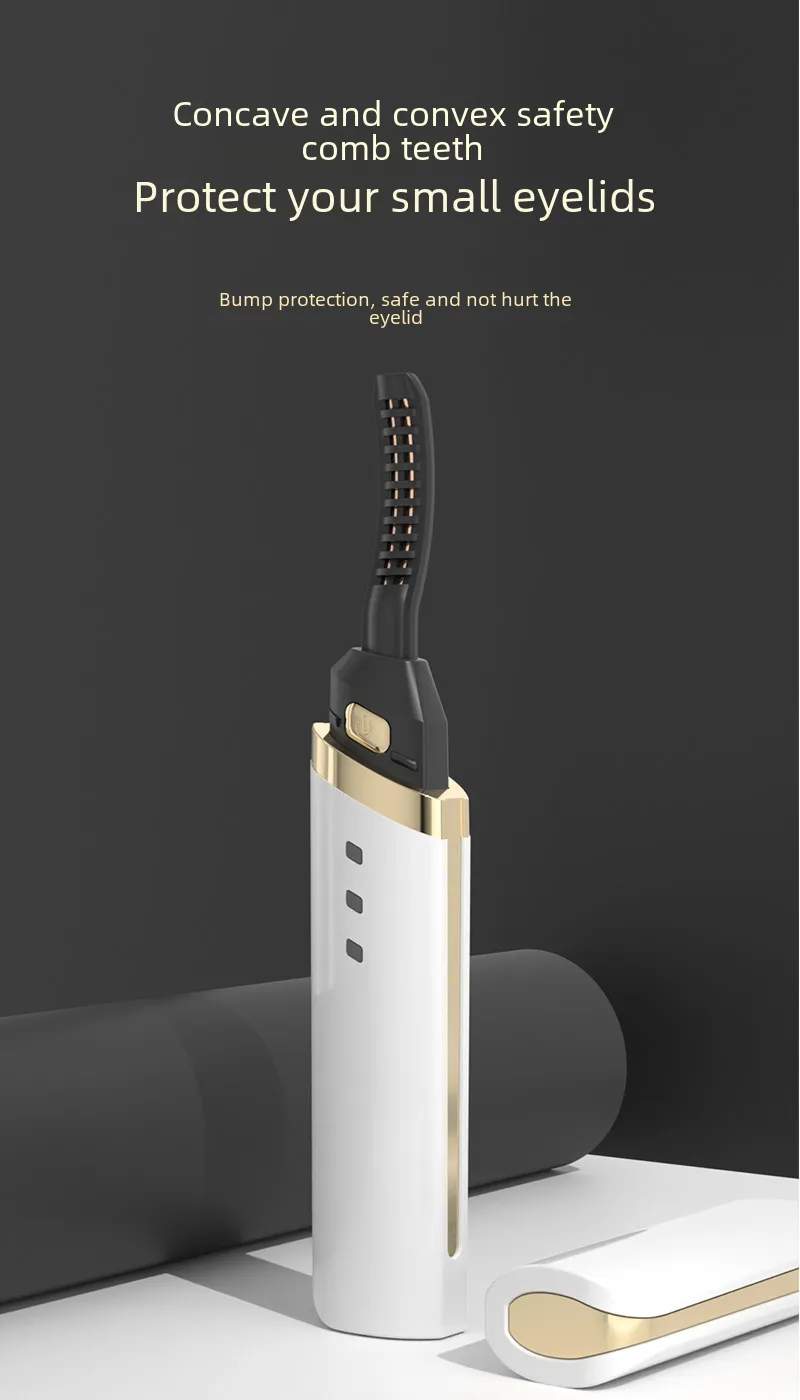Eyelash Curler Rechargeable Electric Heating Beauty Tool Shaping Eye Curler Electric Eyelash Curler Manufacturer display picture 6