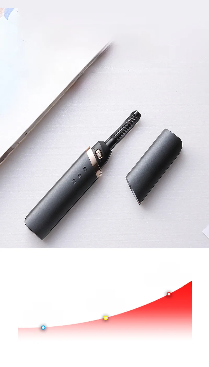 Eyelash Curler Rechargeable Electric Heating Beauty Tool Shaping Eye Curler Electric Eyelash Curler Manufacturer display picture 7