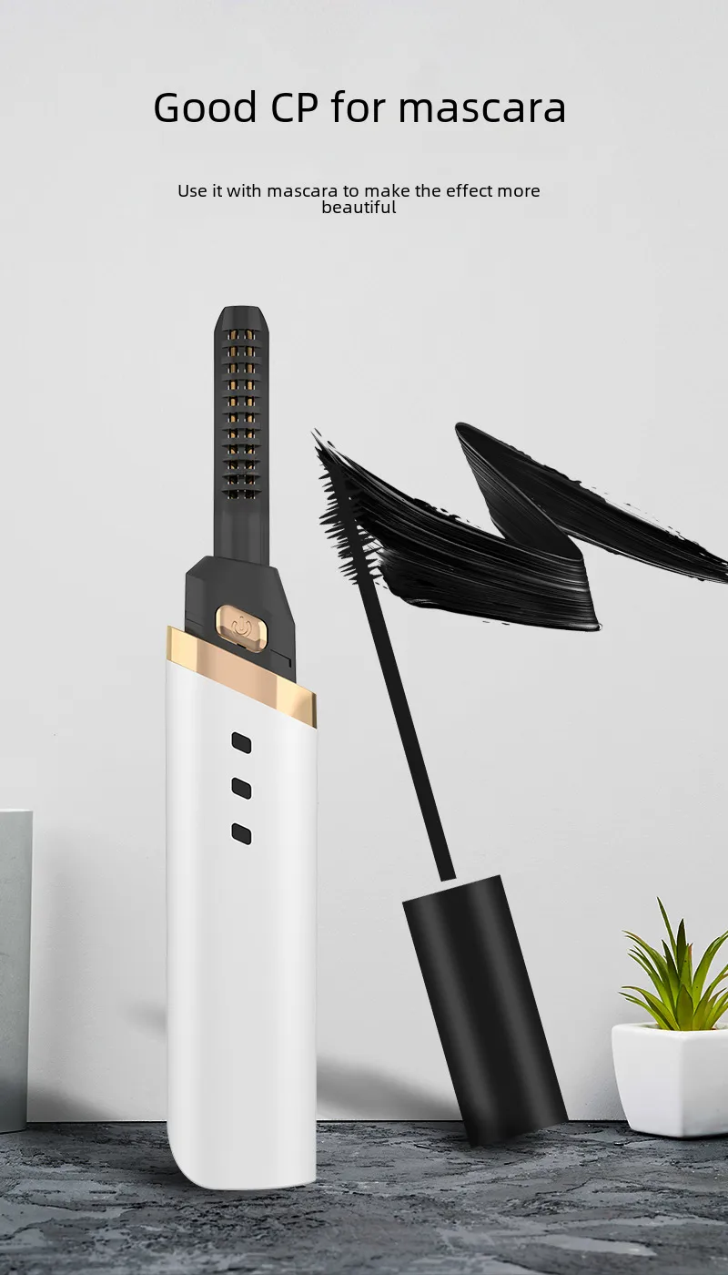 Eyelash Curler Rechargeable Electric Heating Beauty Tool Shaping Eye Curler Electric Eyelash Curler Manufacturer display picture 8