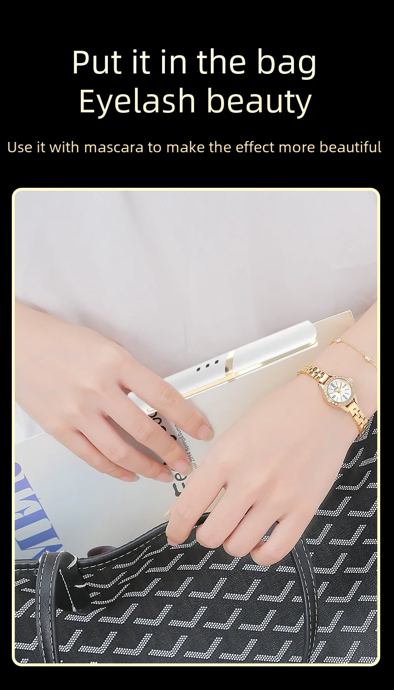 Eyelash Curler Rechargeable Electric Heating Beauty Tool Shaping Eye Curler Electric Eyelash Curler Manufacturer display picture 10