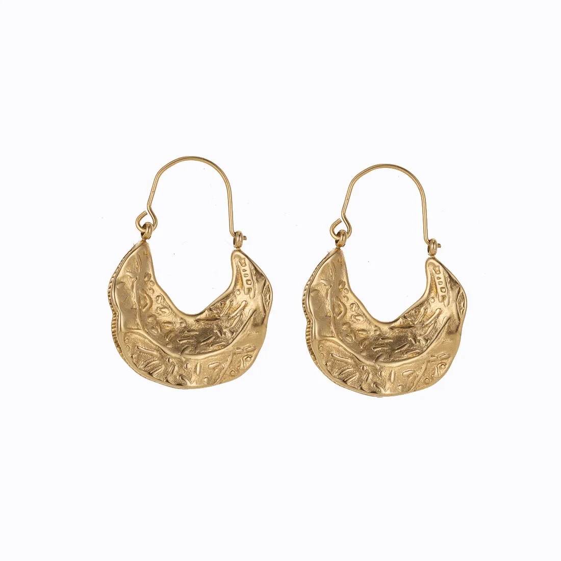1 Pair Simple Style Geometric 304 Stainless Steel 14K Gold Plated Ear Studs display picture 5