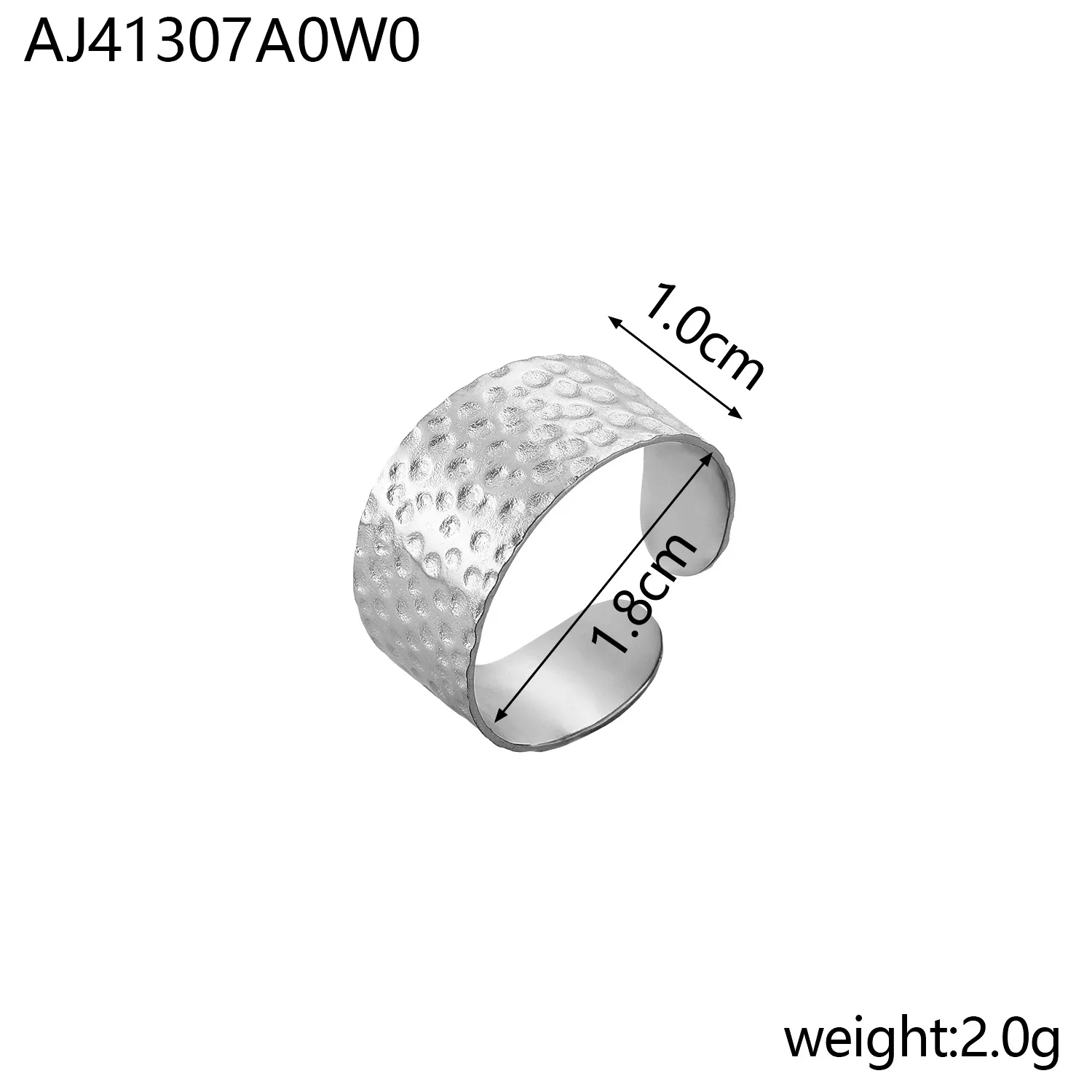 Wholesale Jewelry Simple Style Geometric Titanium Steel Zircon Plating Inlay Open Rings display picture 7
