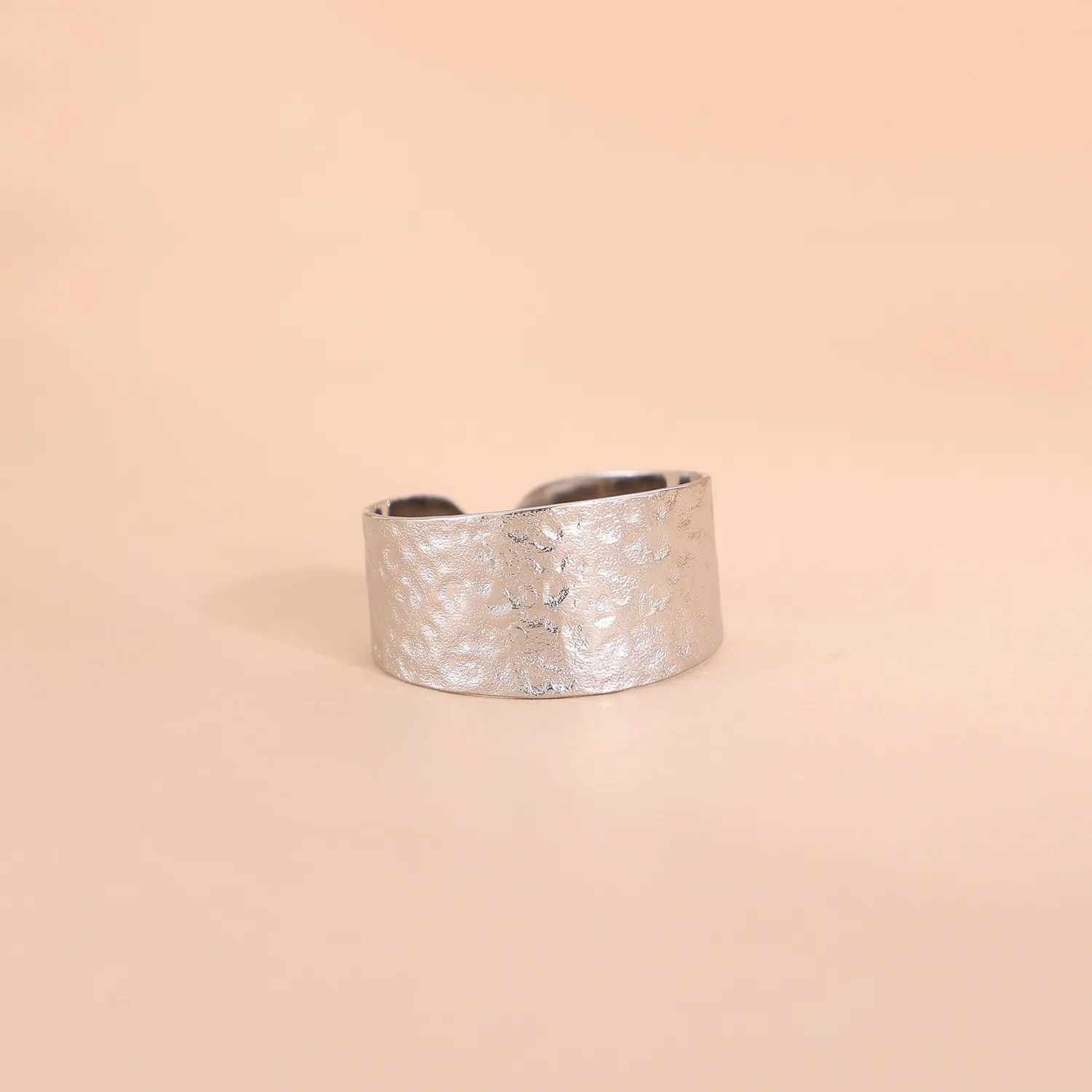 Wholesale Jewelry Simple Style Geometric Titanium Steel Zircon Plating Inlay Open Rings display picture 12